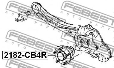 FEBEST 2182-CB4R Wheel Hub